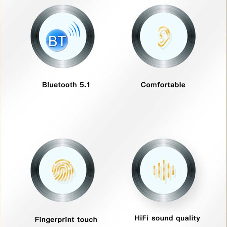 Écouteurs Bluetooth tactiles AIR2S TWS à double microphone et réduction du bruit avec boîtier de charge, affichage lumineux, appels, assistant vocal et NFC, AIR2S noir, AIR2S blanc